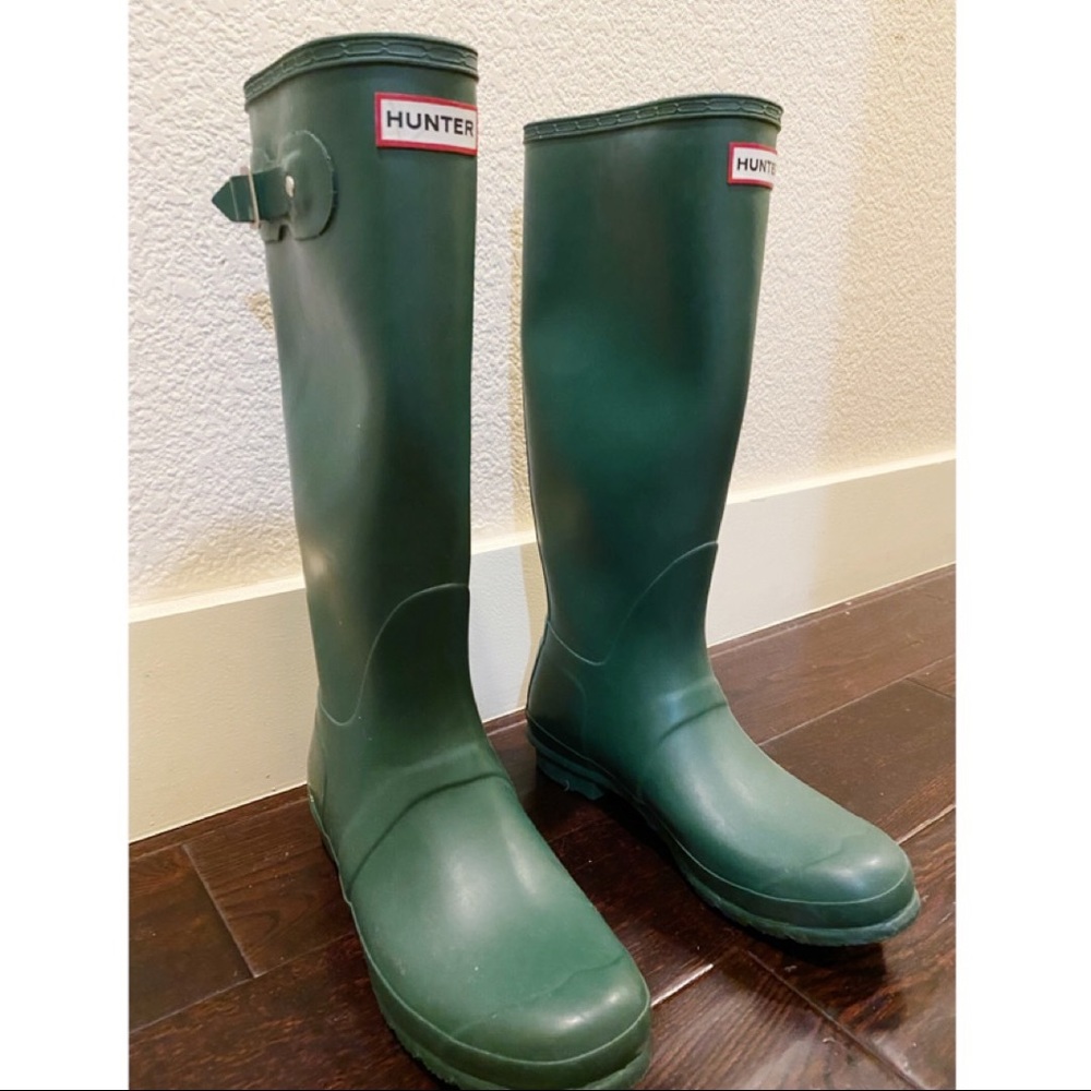 Hunter Tall  Boot Olive Green